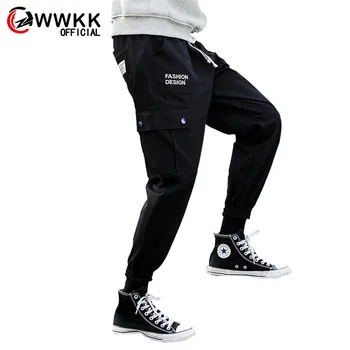

Men's Wide Leg Sports Loose Casual Pants Comfortable Loose Drawstring Clothing Elastic Stretchy Pants Side-Pockets Joggers Pant