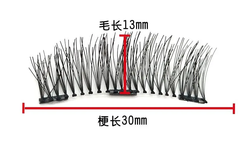 Магнитные ресницы с 3 магнитами, ручная работа, без клея, натуральные, мягкие, многоразовые, 3D накладные ресницы для макияжа