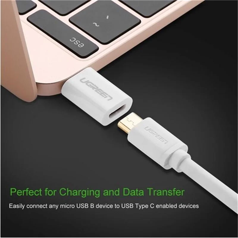 Ugreen usb c charger usb type c male to micro usb female adapter charging cable converter for Samsung huawei xiaomi otg Android