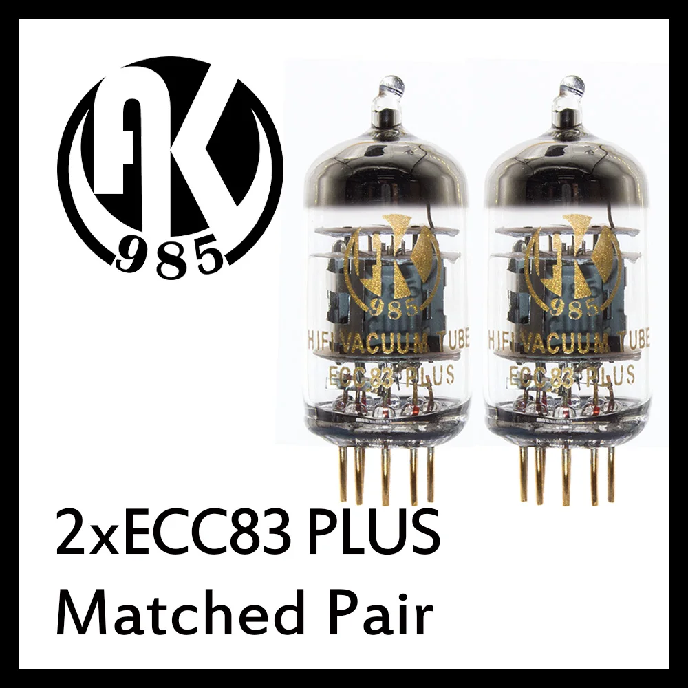 Сочетающаяся пара ECC83 PLUS Gold 12AX7 вакуумная трубка HIFI Mullard JJ AK985 Psvane T EH