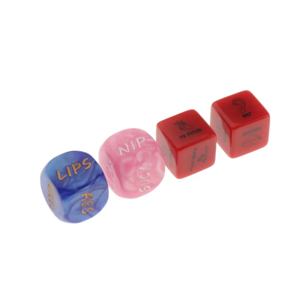 4Pack Adults Positions Sexual Stance Dice Erotic Games For Couples Playing