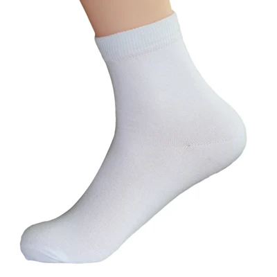 2pairs White 2 пар/лот,, мужские хлопковые носки, зимние, теплые, повседневные, деловые, мужские, длинные, дышащие, весна-осень, носки для мужчин - Цвет: 2pairs White