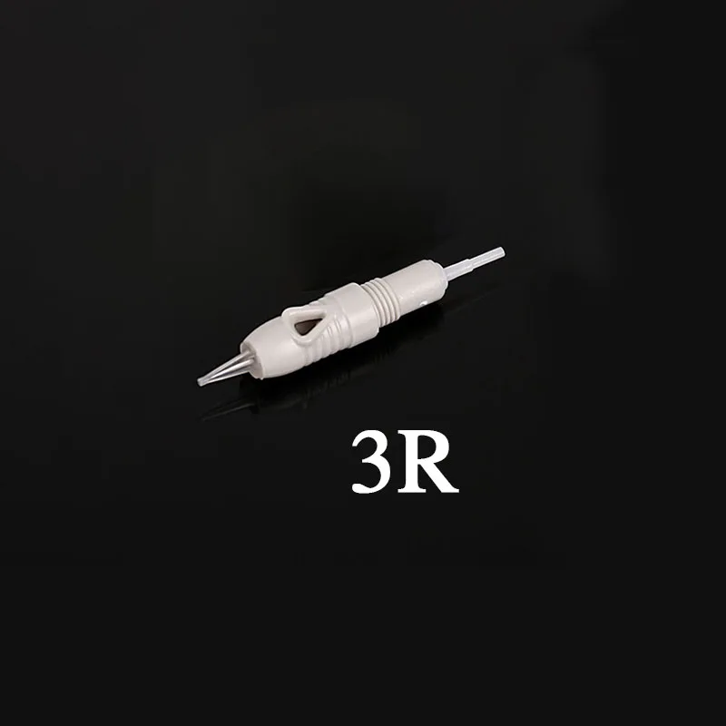 3R 50 шт. Liberty Microblading 8 мм Винт картридж игл для татуажа бровей Губы микро иглы Перманентный макияж ручка красота - Габаритные размеры: 3R