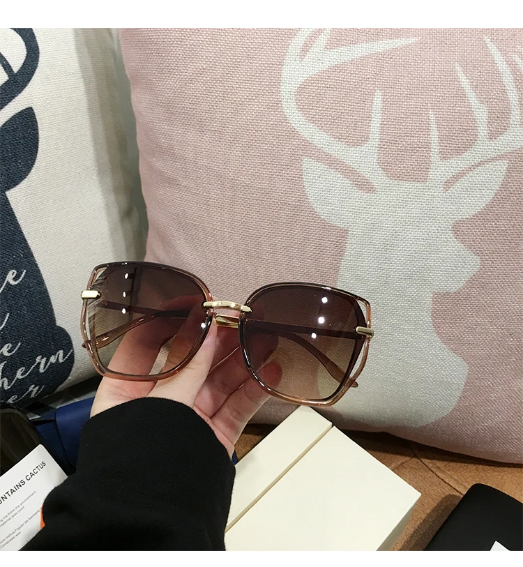 MS New Fashion Brand Designer Sunglasses Women's Oversized Female Sun glasses For Women UV400