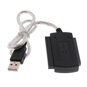 

1Pcs USB 2.0 To IDE SATA 2.5/3.5inch Hard Drive HDD Adapter Converter Cable#2