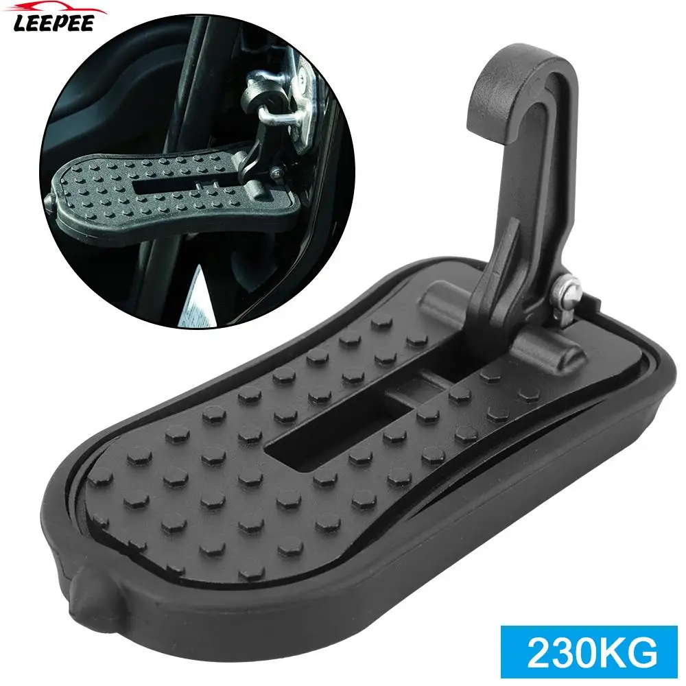 Universal Auto Rooftop Luggage Ladder Hooked Auxiliary Foot Pegs Doorstep Safety Hammer Foldable Car Door Step Pedal | Автомобили и