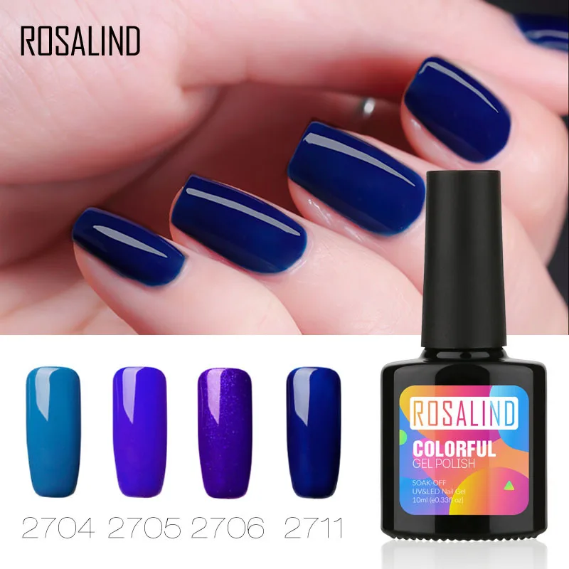 

Gradient 10ML Solid Blue Color UV Gel Varnish Nail Polish Set for Manicure Gellak Semi Permanent Hybrid Nails Art Nail Gel TSLM2