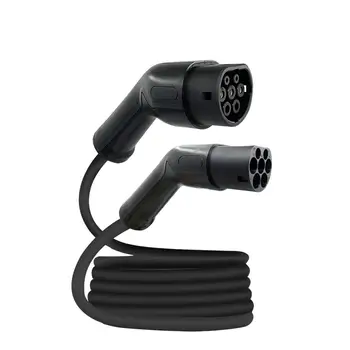 

32amps 7kw Cable Type 2 to Type 2 Female to Male Connector Ev Charging IEC 62196-2 5 Meters