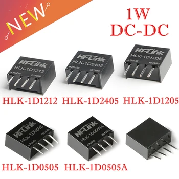 

DC DC Power Supply Module DC-DC Isolated Non-regulated 5V 12V 24V to 5V 1W DC to DC SIP HLK-1D1205 1D2405 1D1212 1D0505 1D0505A