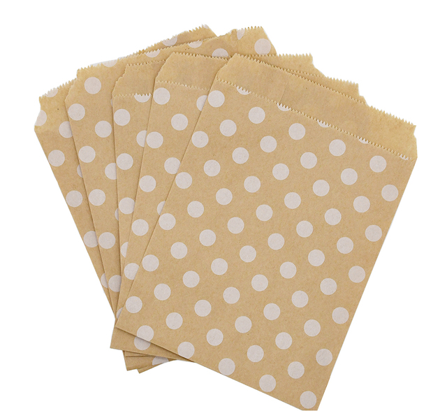 Kraft Paper Red love letters Bags Candy Gift Food Packaging Postcard Bag Wedding Birthday Party Decoration Bags 13X18cm