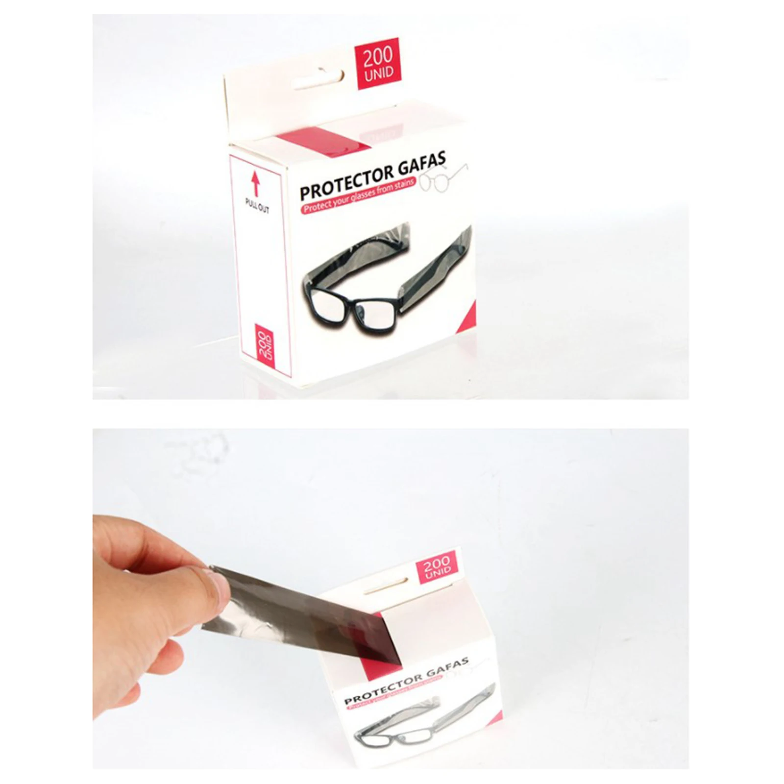200ps/Box Disposable Glasses Leg Sleeves Cover Hairdressing DIY Barber Hair Coloring Styling Tool Eyeglasses Protector Accessory