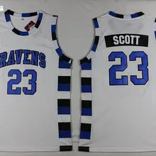 One Tree Хилл Вороны#23 Натан Скотт#3 Лукас Скотт Баскетбол белые синие черные мужские рубашки с вышивкой S-XXL Джерси