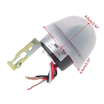 

Automatic Auto On Off Photocell Street Light Switch DC AC 220V 10A Sensor Switch F16 20 Dropship