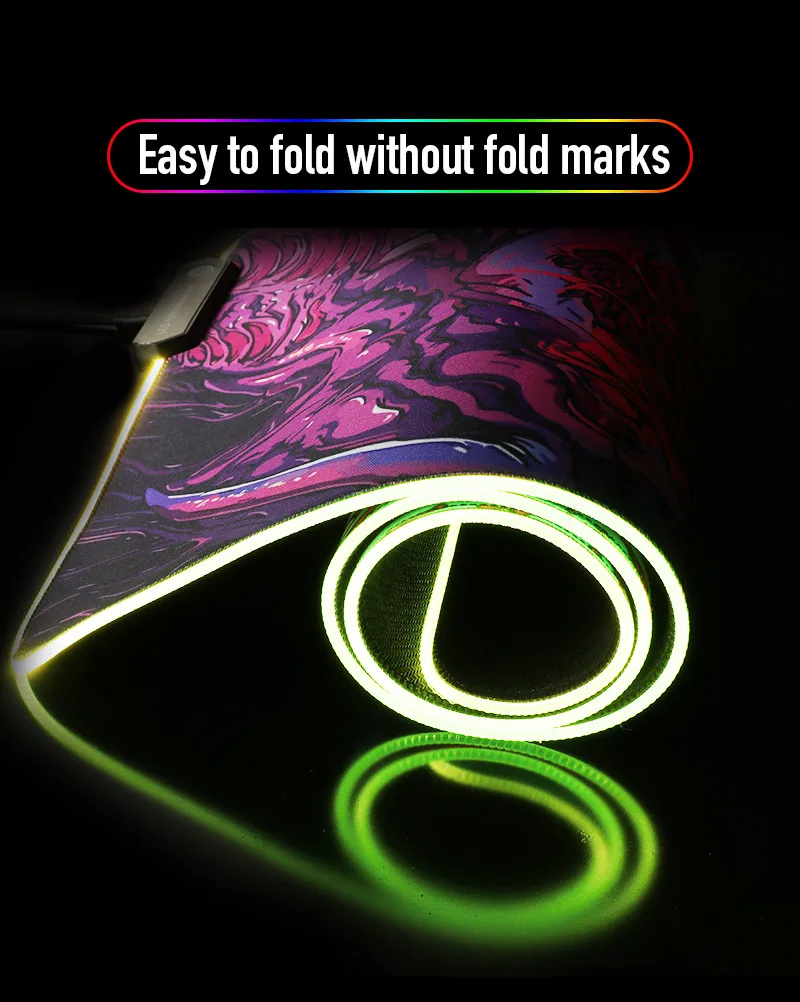Mouse Pad Gaming XXL RGB con Diseño de Póker Negro H97df2504e592420490723aa59fc21ac90