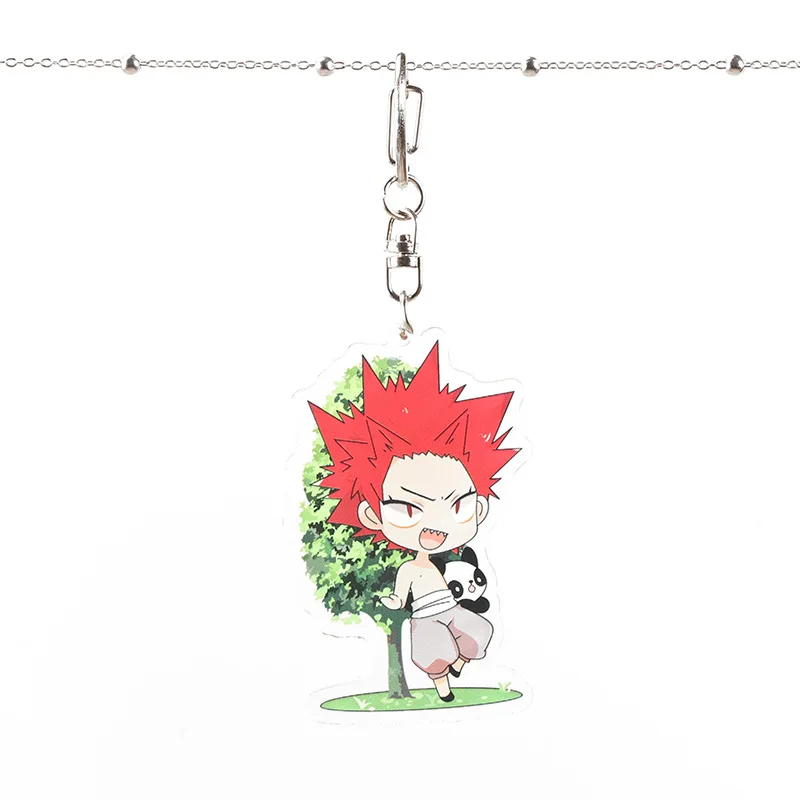 My Hero Academy брелок с ластиком Todoroki Shoto Bakugou Katsuki Kirishima Eijiro Midoriya izku мультяшный акриловый брелок