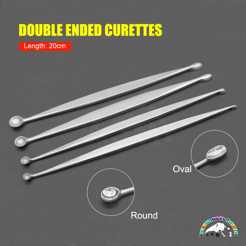 

Orthopaedic Volkman Double Ended Curettes for Orthopedic Steel Volkman Bone Curette Double End Oval and Round Veterinary Tools