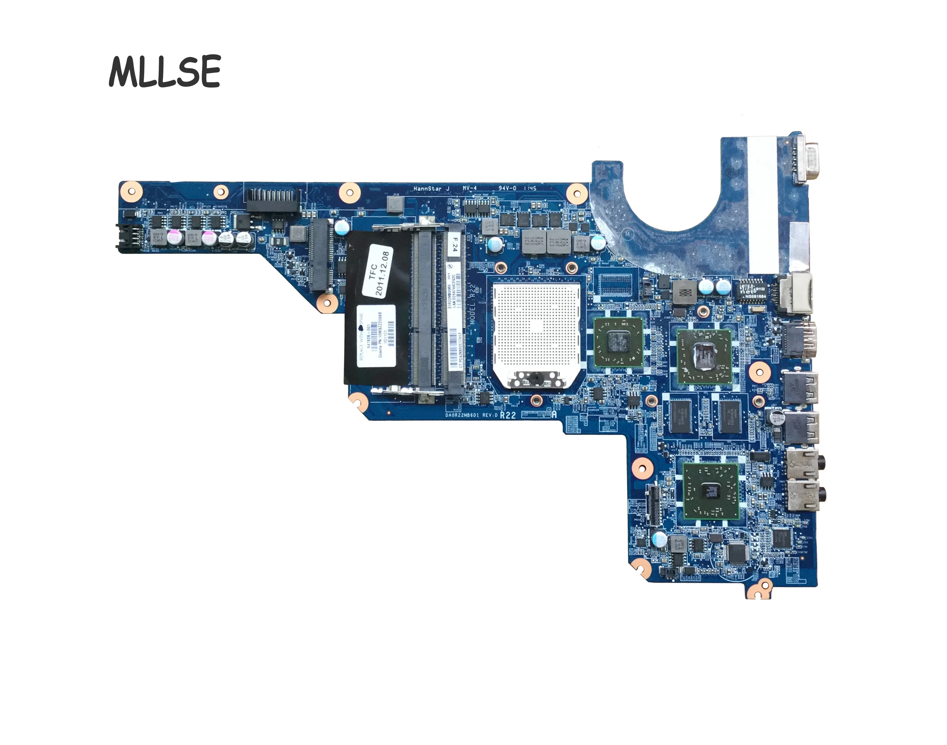Материнская плата 638855 001 647627 для HP Pavilion G4 G6 G7 материнская ноутбука DA0R22MB6D0 100%