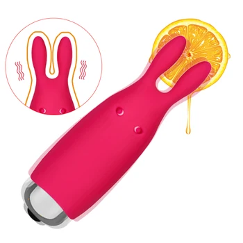 VETIRY Mini Rabbit Vibrator G-spot Masssage Sex Toys for Women Nipple Clamp Clitoris Vagina Stimulator Female Masturbator 2