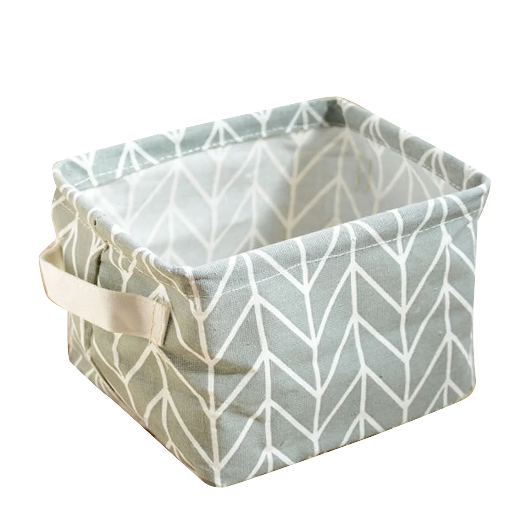 18462-0220x16x14cm DIY Настольная корзина для хранения мелочей Нижнее белье коробка для хранения игрушек Косметическая Книга Органайзер канцелярский контейнер корзина для белья - Цвет: 18462-0220x16x14cm