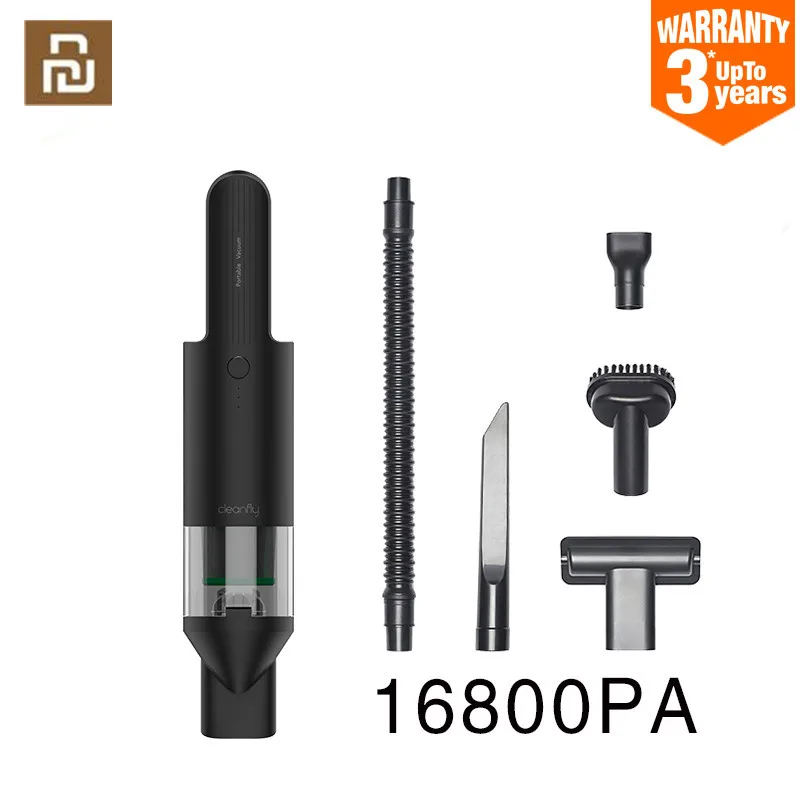 Новый ручной пылесос YOUPIN Cleanfly FV2 для автомобиля и дома портативный беспроводной