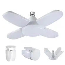 60 Вт Светодиодный светильник для гаража Складная широкая Зона освещения SMD2835 лампа для домашнего использования ночной Светильник ing 6000лм внутренний светильник s AC 120-265 в