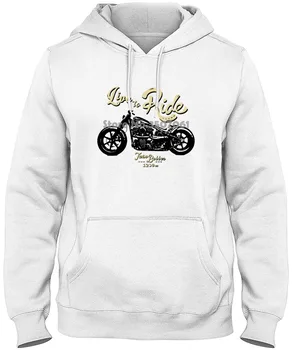 

Motorrad Herren Mit Custom Twin Bobber - Live To Ride Biker M  Nner O-neck Men Hoodies & Sweatshirts