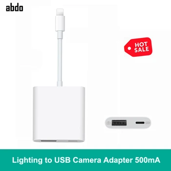 

500mA High-Power Lightning to USB Digital Camera OTG Date Connector Cable Adapter For iPad mini 2/3/4 Air iPhone XR X XS Max 8/7