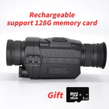 Монокуляр ночного видения NIUDADA, заряжаемый охотничий видеоприцел ночного видения, телескоп 1280X1042 для охоты Монокуляр ночного видения NIUDADA, заряжаемый охотничий видеоприцел ночного видения, телескоп 1280X1042 для охоты