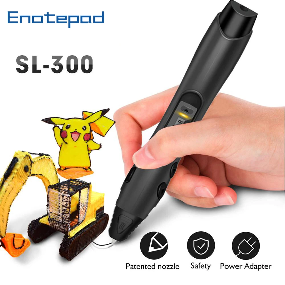 

3DPrinting Pen SL-300 Best DIY gift Refill PLA/ABS Filament Intelligent Printing foreo professional printer kit Children Safe