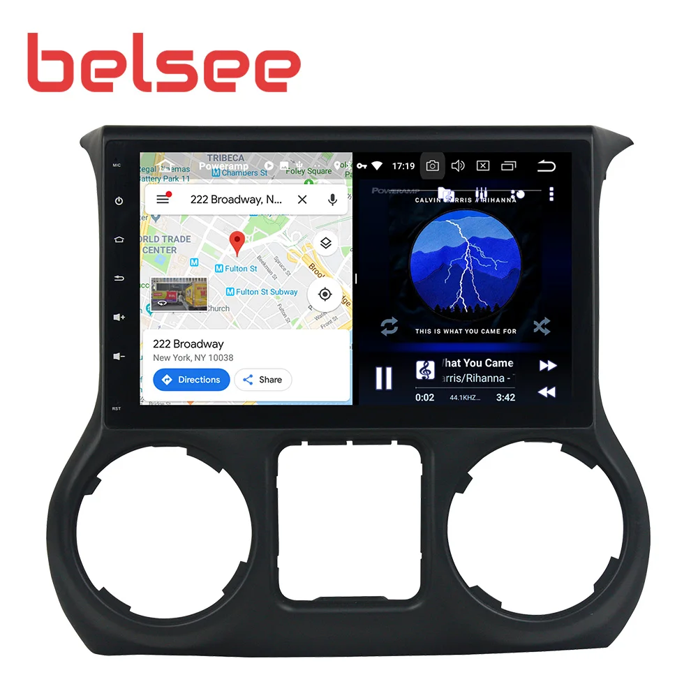 Belsee 10," PX6 Android 9,0 8 ядерный 4 Гб 64 Гб стерео головное устройство автомобильное радио gps Bluetooth Авторадио для Jeep Wrangler JK 2011