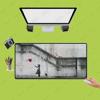 

XGZ High Quality Hand-painted Large Mouse Pad Non-slip Gaming Mousepad Waterproof and Stain-proof Mat Gamer Accessories XXL