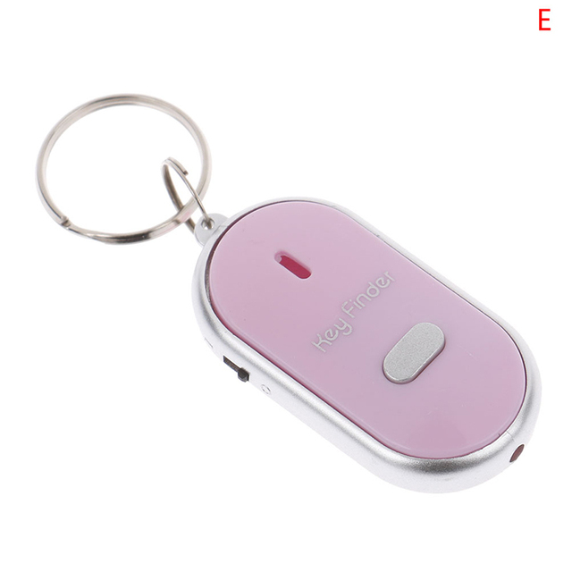 Anti-Lost Whistle Sensors Keychain Tracker LED Whistle Claps Locator Portable Personal GPS Locator Key Finder