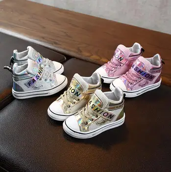 

Autumn New Toddler Sport Sneakers Baby Girls Shoes Children High Casual Sneakers Boys Brand Ankle Boot Trainers