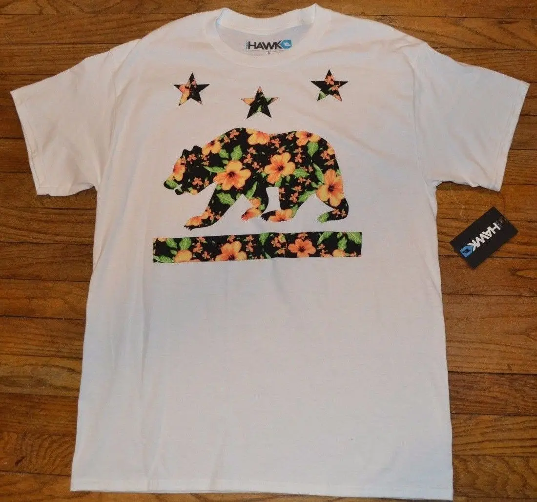 

Genuine Tony Hawk Logo Bear White Mens Graphic Tee T-Shirt MSRP $22.00 Tropical 2019 fashion t shirt, 100% cotton tee shirt,