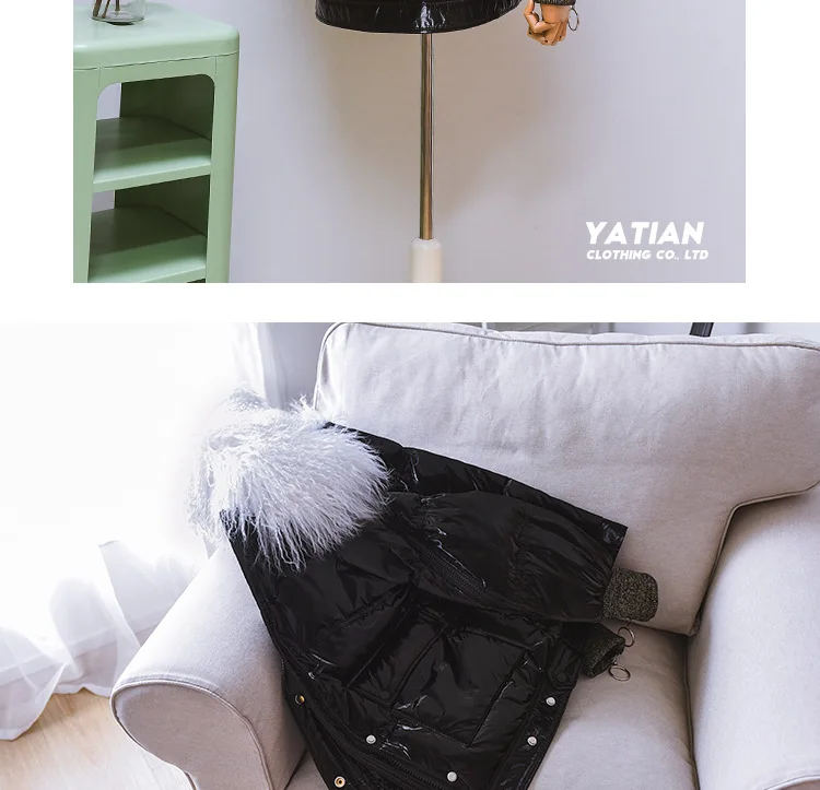 Female Down Jacket Loose Korean Beach Wool Large Fur Collar Down Jackets Women Parka Short Student Down Winter Coat NS1570
