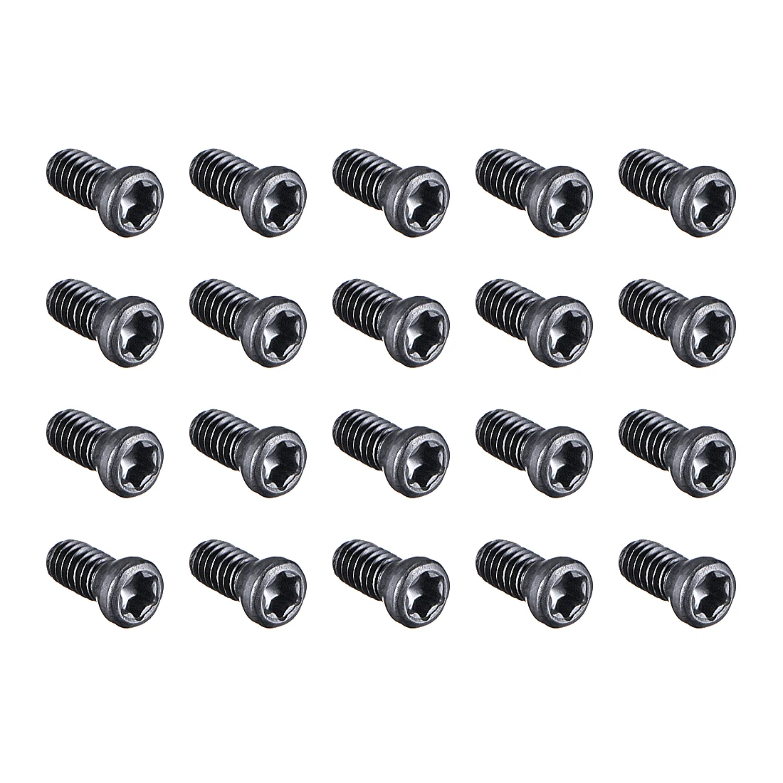 Uxcell M2.5x6mm Torx винты для замены твердосплавные вставки токарный станок с ЧПУ 12,9 класса углеродистая сталь 20 шт