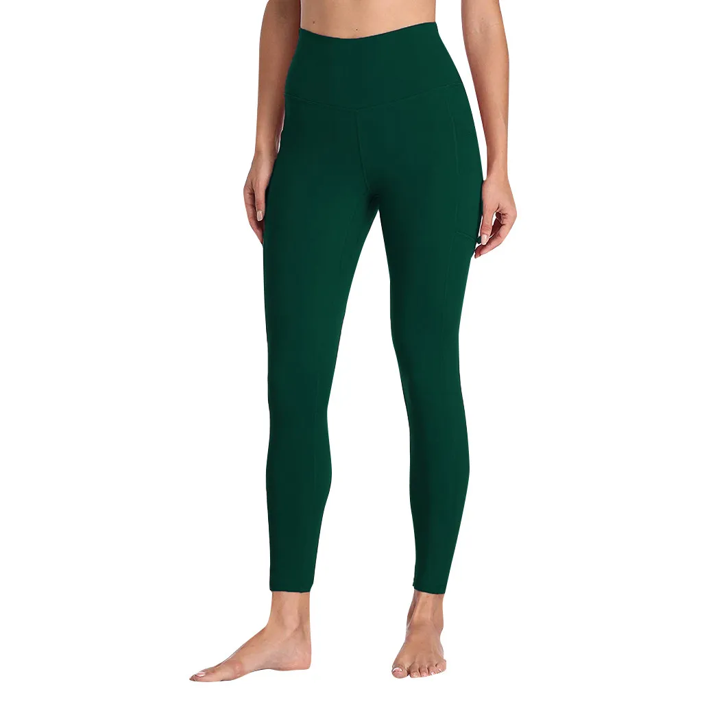 Leggings Women Casual Solid Color Slim Hips Push Up Fitness Loose Leggins Mujer Pants Wide Leg Sports Pants Pantalones De Mujer best leggings for women