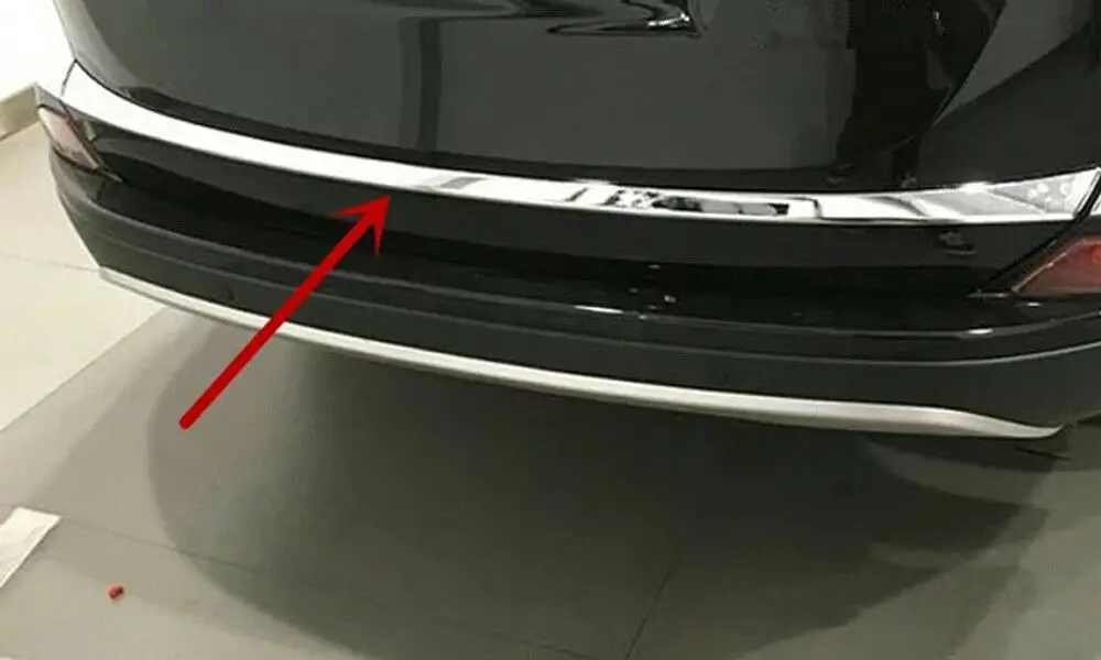 Для Toyota RAV4 Chrome задний багажник крышка-накладка прокладка крышки отделкой Стикеры