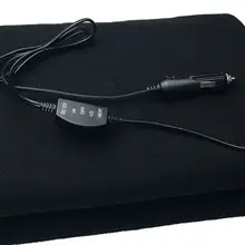 12V Электромобиль одеяло с подогревом путешествия зима кемпинг поездки(6" x 40", черный) T8WE