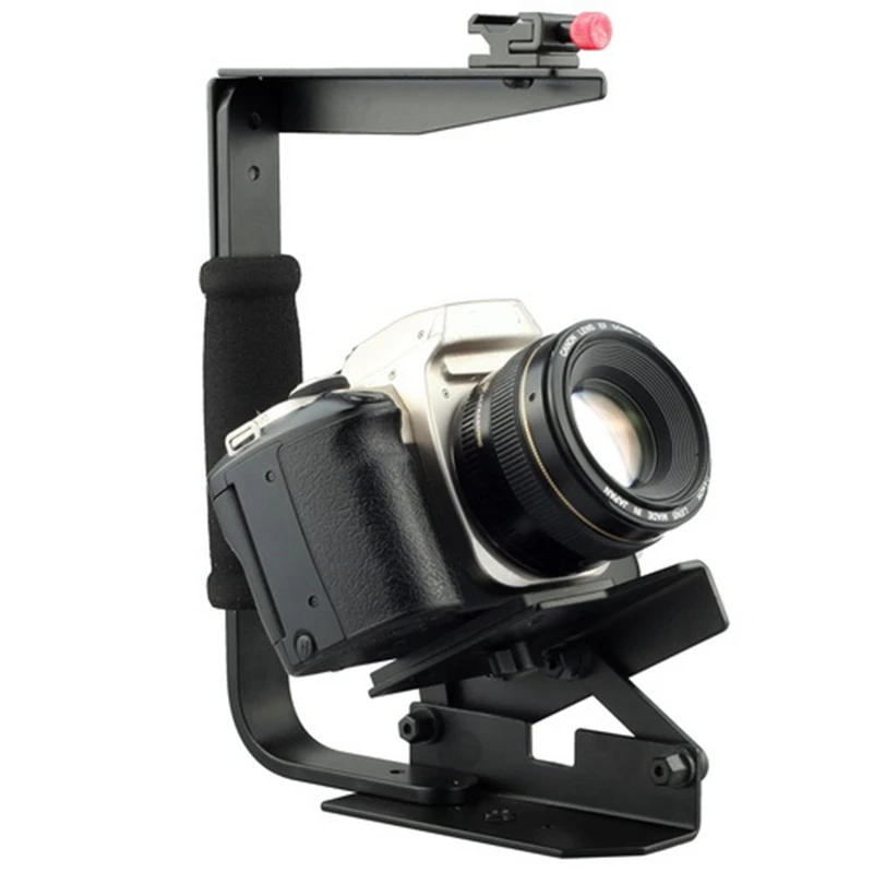 U-образный A900 быстрый флип Speedlite кронштейн для вспышки ручка для 120/135 камеры Canon Nikon Pentax Olympus рукоятка ручной держатель