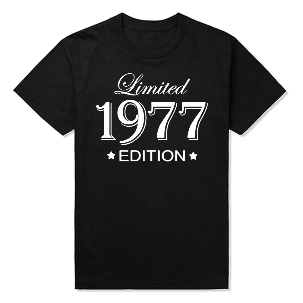 Забавная летняя стильная Ограниченная серия 1977 Футболка мужская забавная на