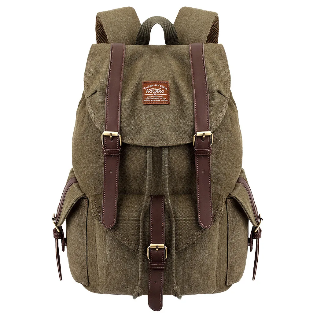 

MUQGEW backpacks for school teenagers girls school bags for teenage Unisex Retro Solid Zipper Tactics Travel Bags mochila mujer