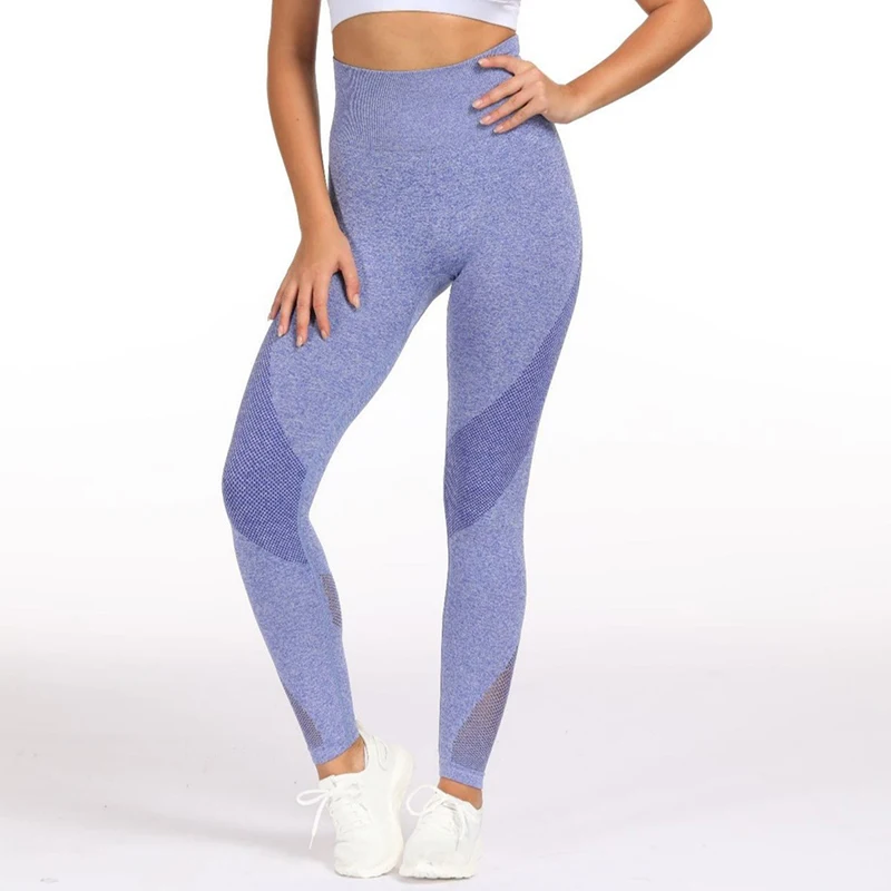 Blue Pants LANTECH 2 шт. спортивные костюмы набор для женщин Йога наборы тренажерный зал фитнес спортивные брюки Леггинсы Спортивная одежда леггинсы бесшовные спортивные рубашки - Цвет: Blue Pants