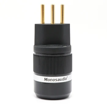 

Monosaudio MS150 Gold Plated Male power Plug Socket, AudioPhile Audio Connector, Power Cable PLUG
