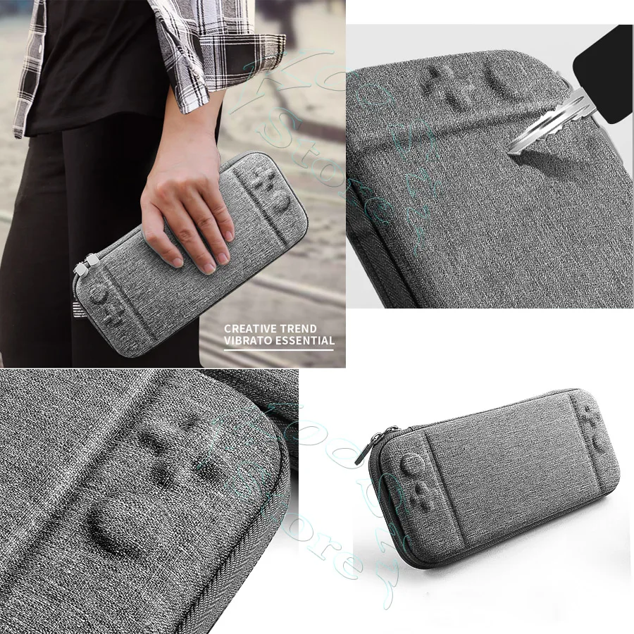 Серая сумка для переноски с переключателем Nintendo портативный тонкий чехол Nitendo