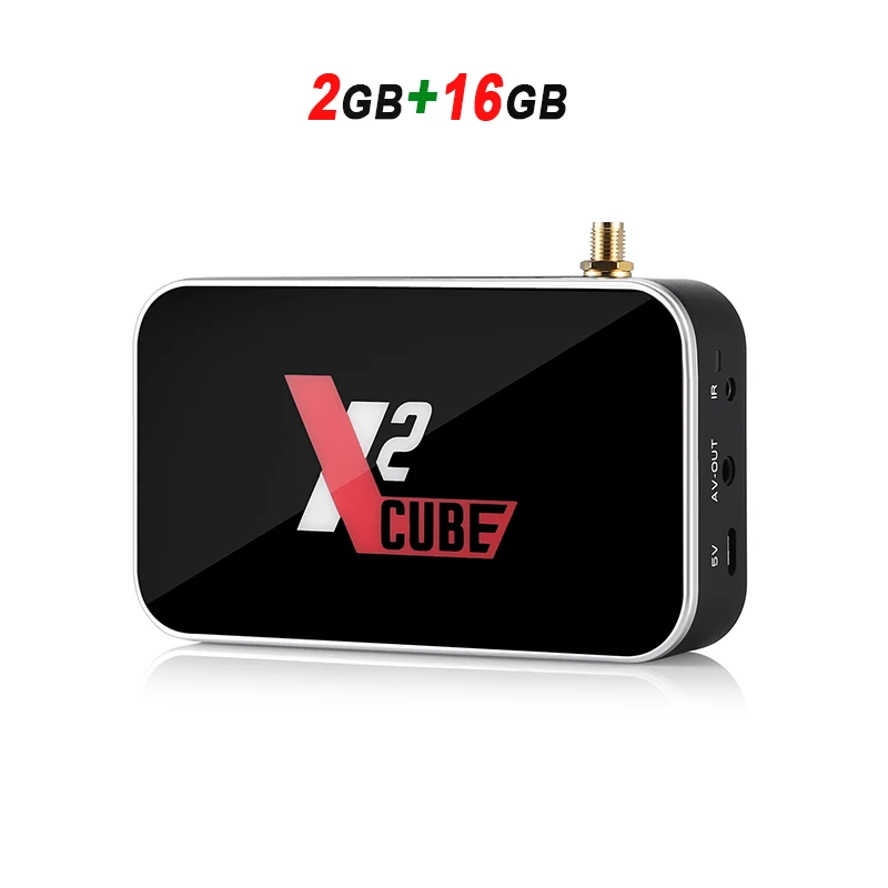 Standard 2GB 16GB Ugoos X2cube Smart Android 9,0 ТВ-бокс Amlogic S905X2 2 Гб DDR4 16 Гб rom телеприставка 2,4 г/5 г WiFi 1000 м RJ45 4K HD медиаплеер - Цвет: Standard 2GB 16GB