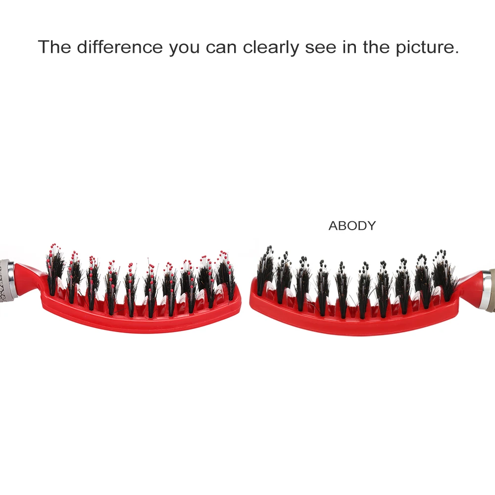 Щетка для волос с нейлоновой щетиной расческа массажа кожи головы щетка