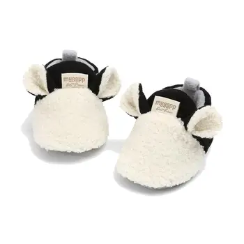 

Hotsales Newborn Baby Boys Girls 0-12M Warm Fleece Shoes Prewalkers Antiskid shoes choose sizes
