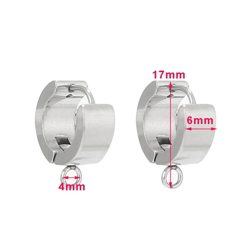 Need ear hole 20 шт./лот серьги-кольца из нержавеющей стали серьги золотого оттенка обручи DIY серьги для женщин и девушек чувствительные серьги - Окраска металла: Need ear hole