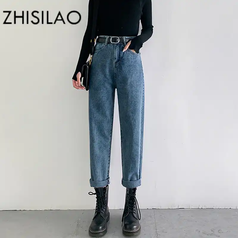 retro denim pants